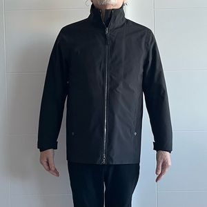 Prada Black medium weight lined coat